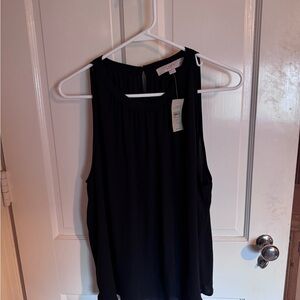 LOFT Black Sleeveless Top